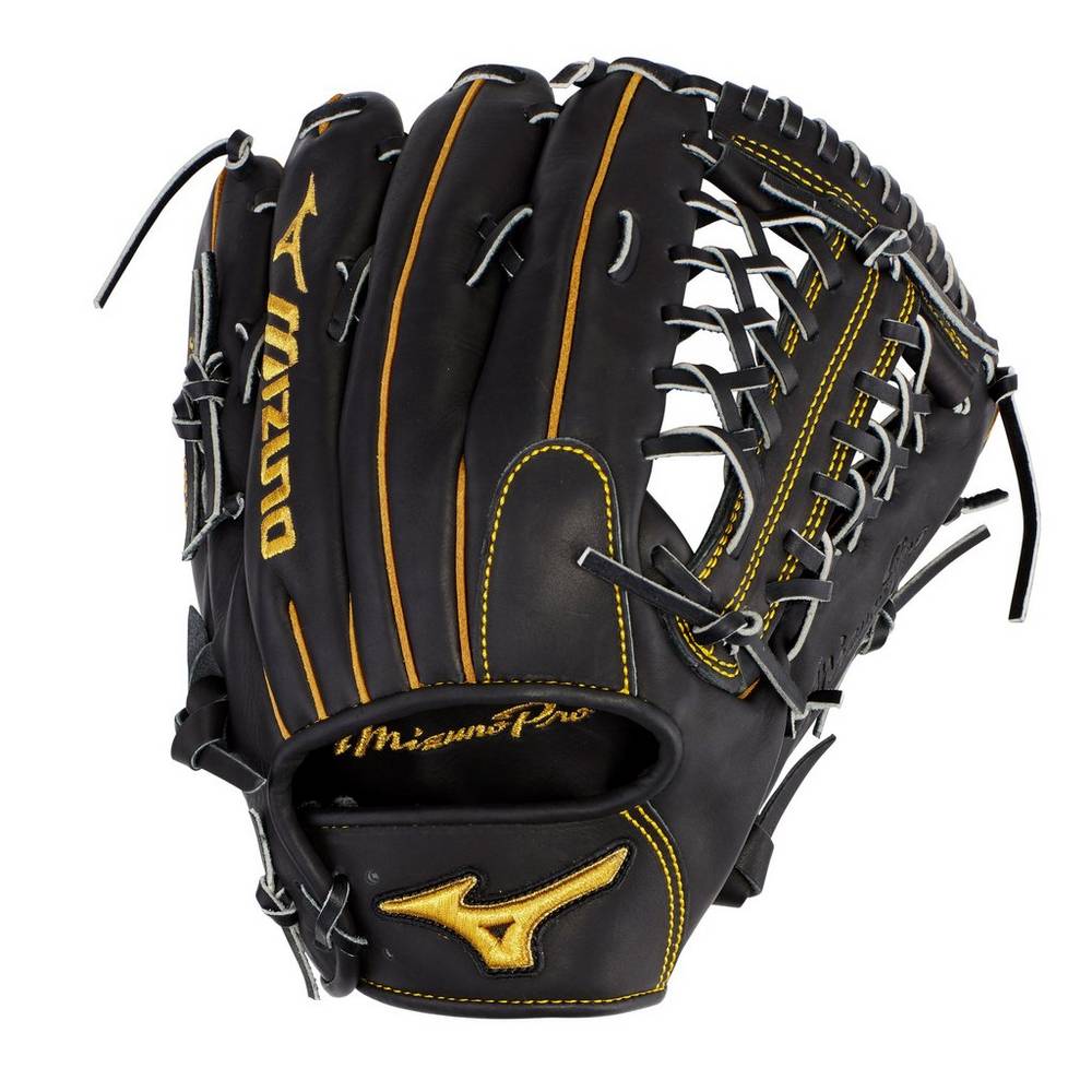 Mizuno Pro Outfield 12.75" - Deep Pocket Férfi Kesztyű Fekete DUX752938